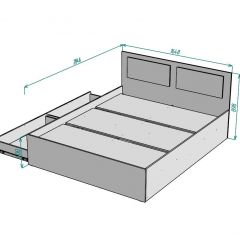 Кровать Ольга L40 (1600) 2 ящика | фото 2